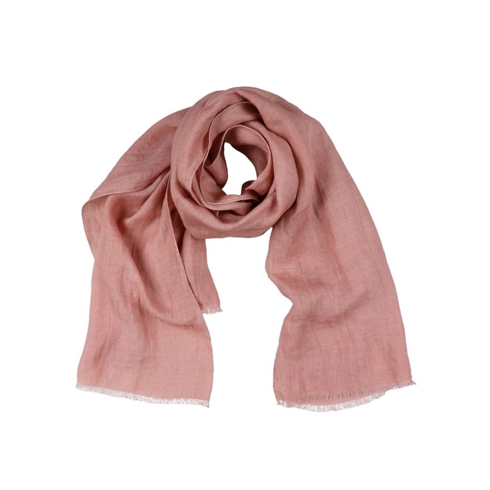 100% Linen oversize scarf wrap pastel pink